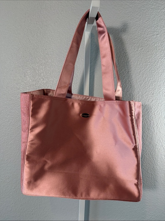 Coach Handbags - Coach Pink Satin Tote Bag - Sleek Everyday Carry